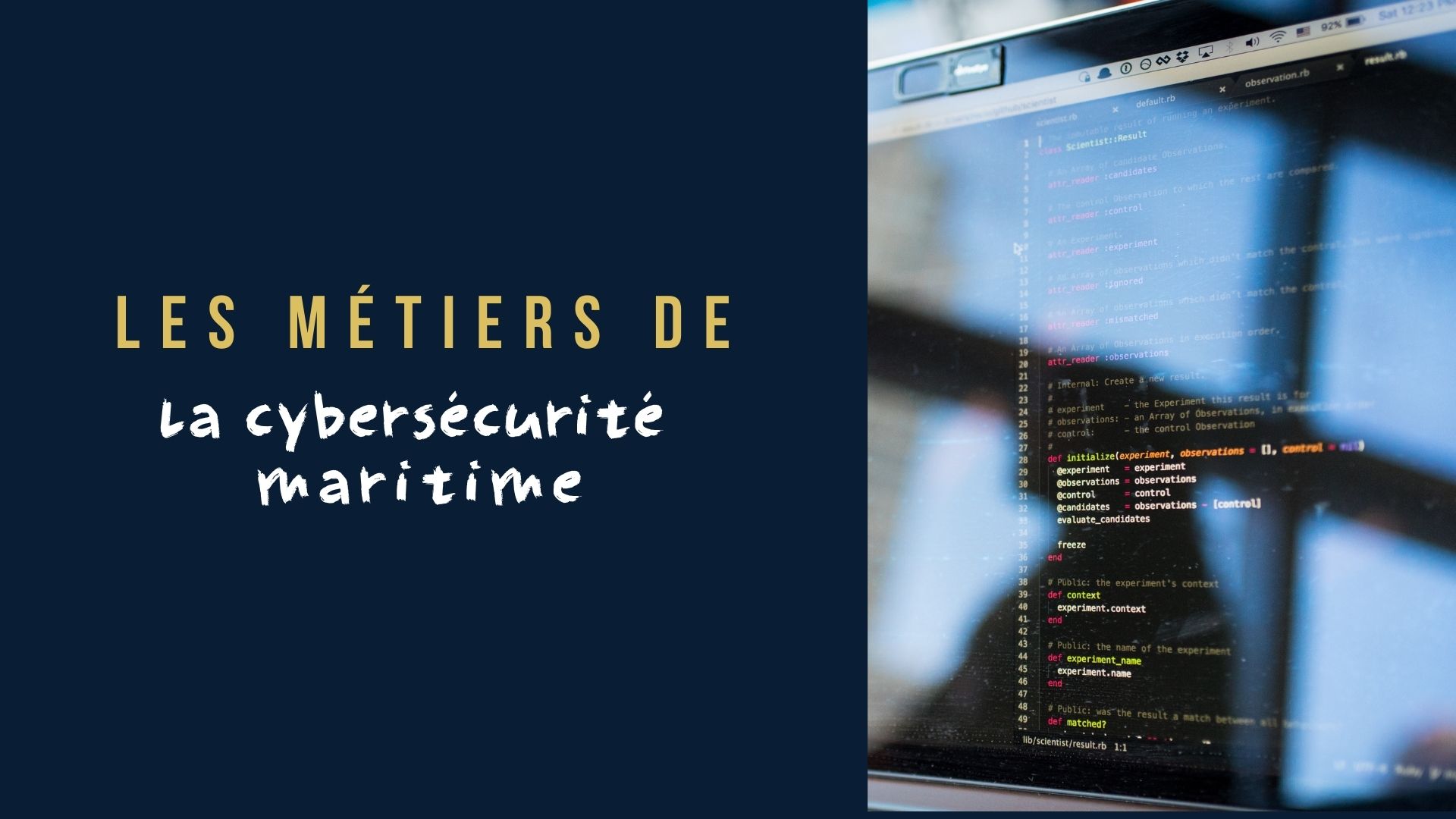 la cybersécurité maritime